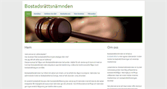 Desktop Screenshot of bostadsrattsnamnden.se