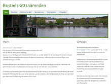 Tablet Screenshot of bostadsrattsnamnden.se
